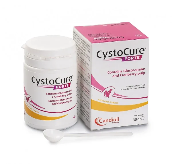CYSTOCURE FORTE - حمایت طبیعی از سلامت دستگاه ادراری تحتانی سگ‌ها و گربه‌ها