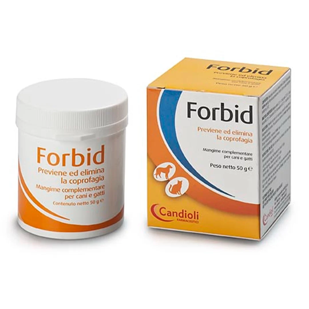 پودر ترک مدفوع‌خواری سگ و گربه Forbid – مکمل ضد Coprophagia