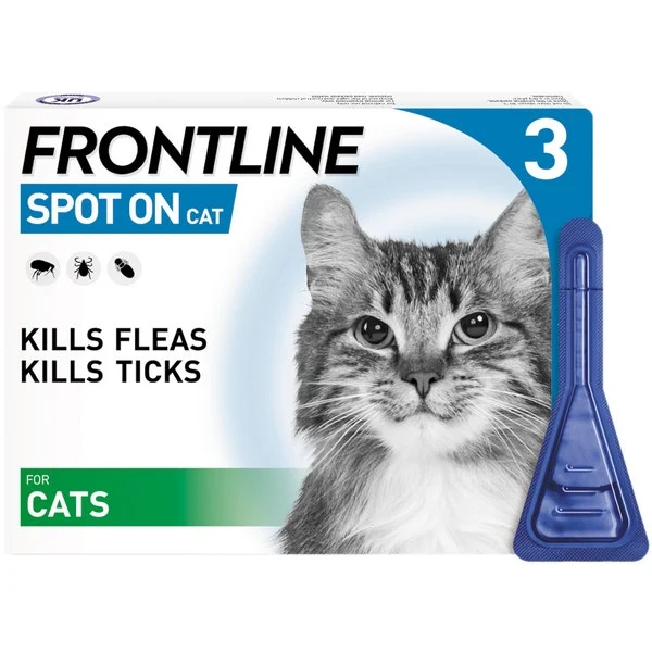 "Frontline Spot On گربه - بسته 3 عددی"