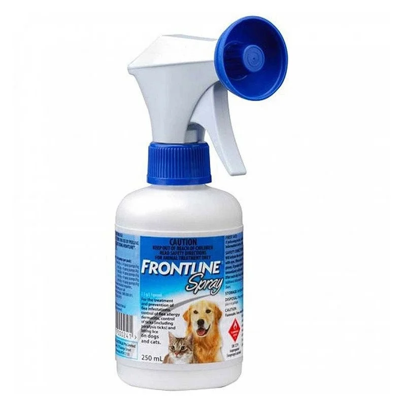 بطری اسپری Frontline ضد شپش و کنه برای سگ و گربه"